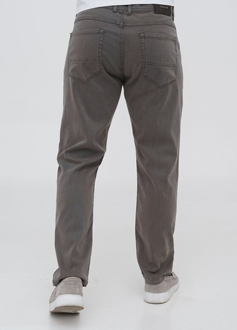 Кофейные кэжуал демисезонные зауженные брюки Trend Collection