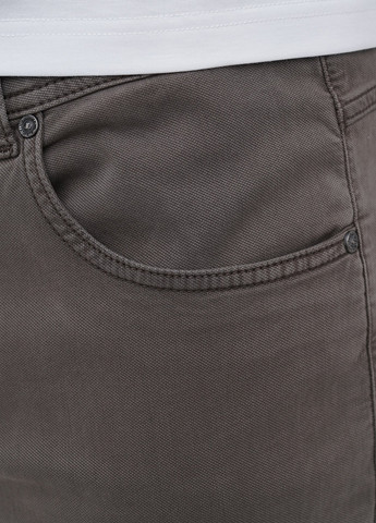 Кофейные кэжуал демисезонные зауженные брюки Trend Collection