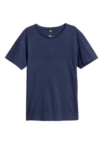 Темно-синяя футболка H&M