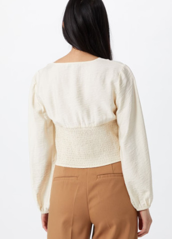 Молочная блуза About You