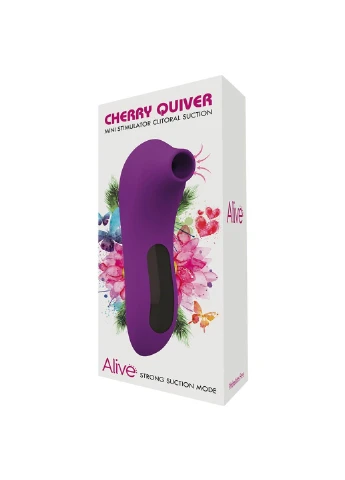 Недорогий вакуумний кліторальний стимулятор Cherry Quiver Alive (252297459)