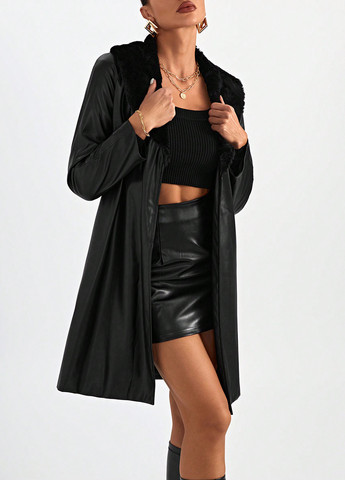 Плащ SHEIN на зав'язках демісезон (341100817)