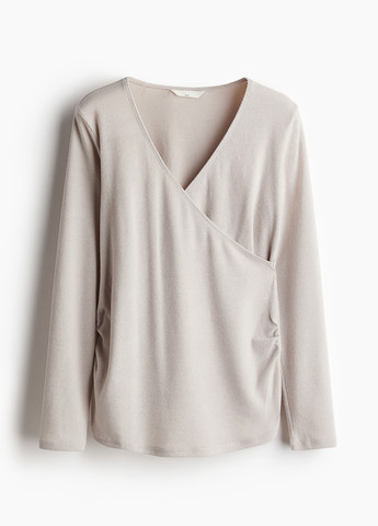 Светло-бежевый демисезонный пуловер для беременных пуловер H&M