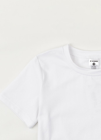 Белая летняя футболка Garnamama