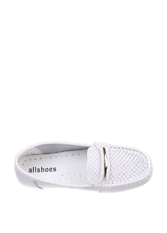 Белые мокасины Allshoes