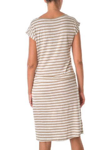 Зеленое кэжуал платье E-Bound в полоску