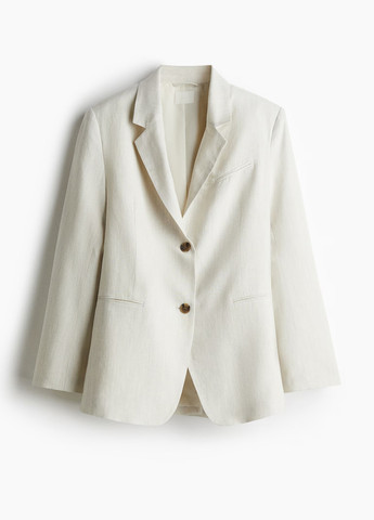 Светло-бежевый женский жакет H&M однотонный - демисезонный