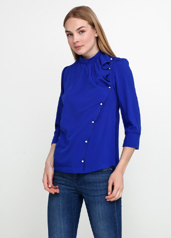 Синя демісезонна блуза LARIC
