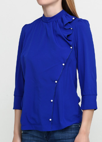 Синяя демисезонная блуза LARIC