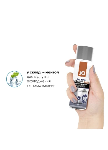 Змазка на силіконовій основі ANAL PREMIUM — COOLING (60 мл) System JO (254583369)