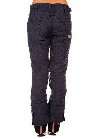 Темно-синие спортивные зимние прямые брюки Roxy