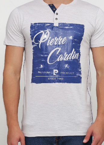 Светло-серая футболка Pierre Cardin