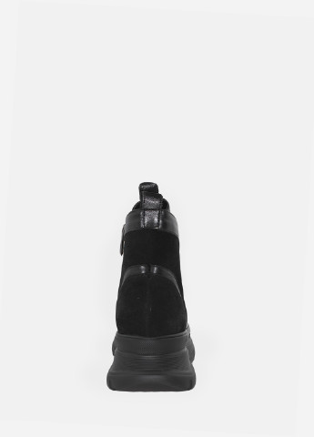 Зимние ботинки rp7165 черный Passati из натуральной замши