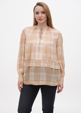 Бежевая демисезонная блуза Calvin Klein