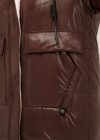 Темно-коричнева зимня куртка A'll Posa