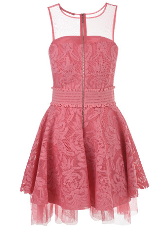Розовое коктейльное платье пачка LOVE REPUBLIC