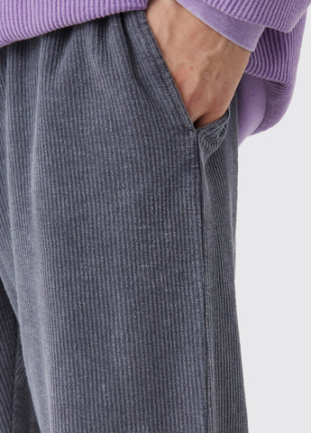 Серые кэжуал демисезонные прямые брюки Boohoo