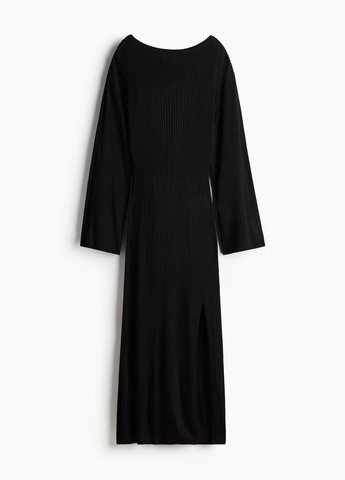 Чорна кежуал сукня H&M однотонна