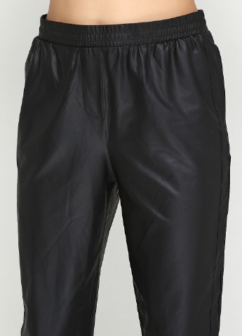 Черные кэжуал демисезонные зауженные брюки Maxi Blue