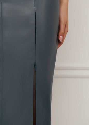 Серое вечернее, кэжуал платье силуэтная Gepur однотонное