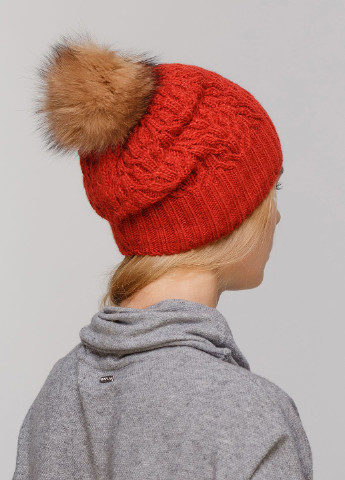 Зимова жіноча тепла шапка на флісовій підкладці 550699 Merlini (249643196)