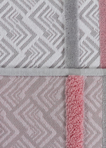 Hobby полотенце, 50х90 см геометрический розовый производство - Турция