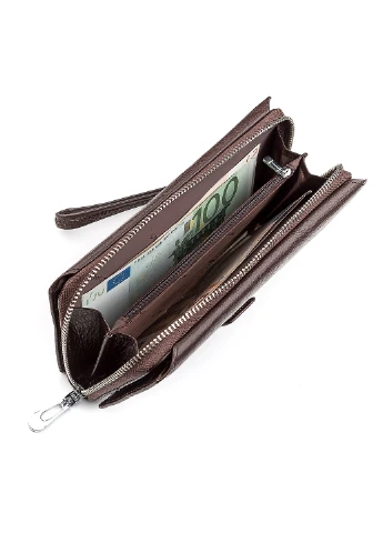 Жіночий шкіряний гаманець 10,5х20х3,5 см st leather (229459982)