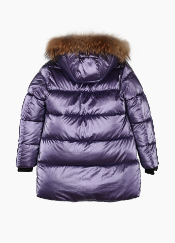 Темно-фиолетовая зимняя куртка No Name
