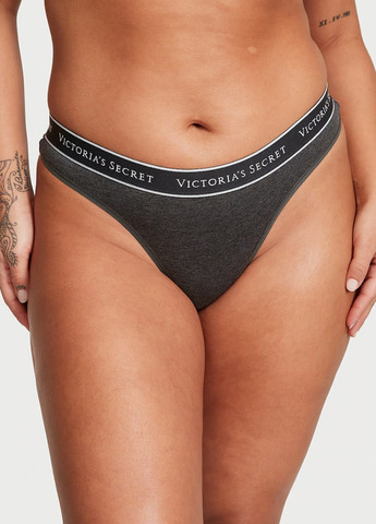 Темно-серый демисезонный комплект (бюстгальтер, трусики) Victoria's Secret