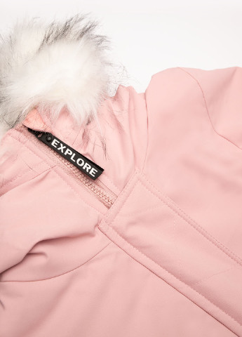 Светло-розовая зимняя куртка Lemon