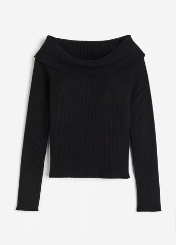 Чорний демісезонний светр H&M