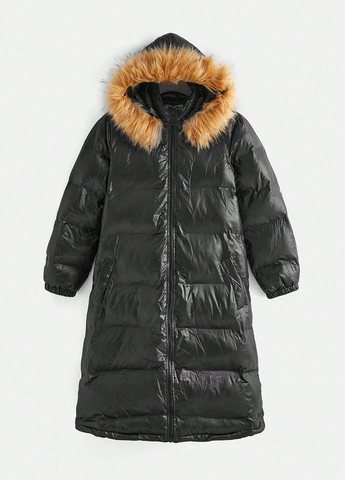 Чорна демісезонна куртка SHEIN