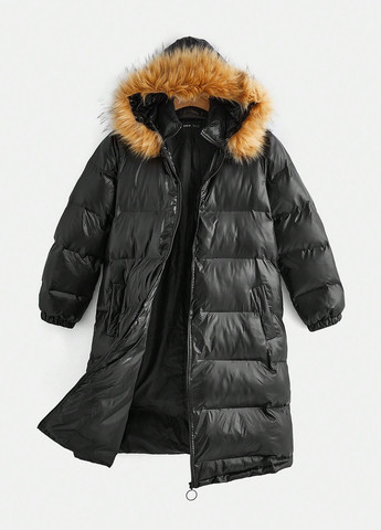 Чорна демісезонна куртка SHEIN