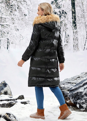 Чорна демісезонна куртка SHEIN