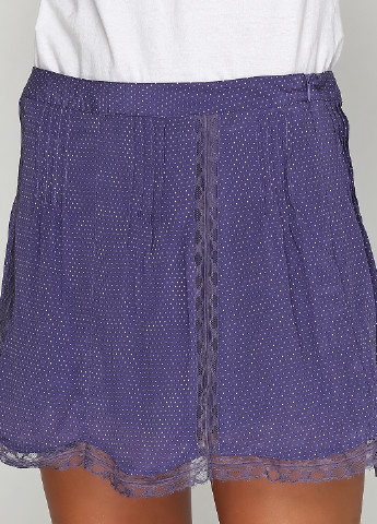 Сиреневая кэжуал в горошек юбка Kimchi Blue мини