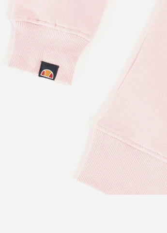Ellesse свитшот s4e08600-light-pink логотип светло-розовый спортивный хлопок, трикотаж