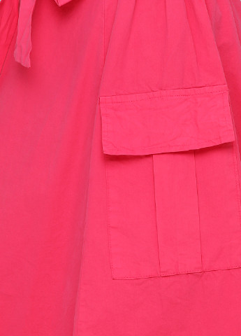 Розовая кэжуал однотонная юбка Zelante