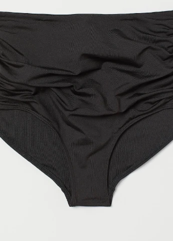 Черные купальные трусики-плавки однотонные H&M