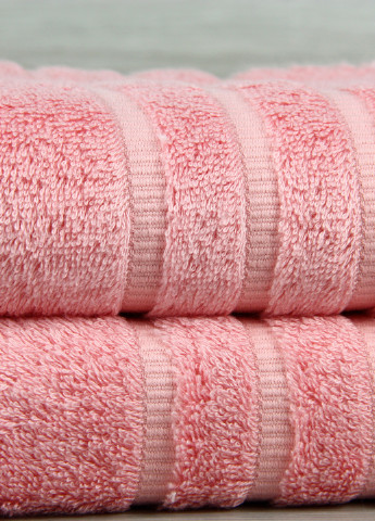 Maisonette полотенце (1 шт.), 50х100 см однотонный розовый производство - Турция