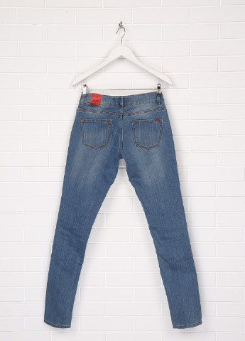 Голубые демисезонные зауженные джинсы Q/S by S.Oliver