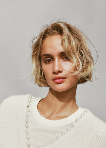 Кремовий зимовий джемпер джемпер H&M