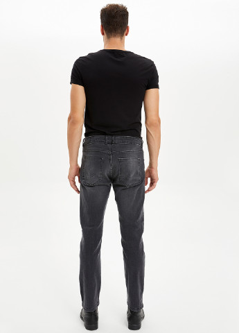 Джинси DeFacto завужені темно-сірі джинсові