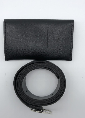 Жіночий класичний пояс-гаманець чорний NoName (251204152)