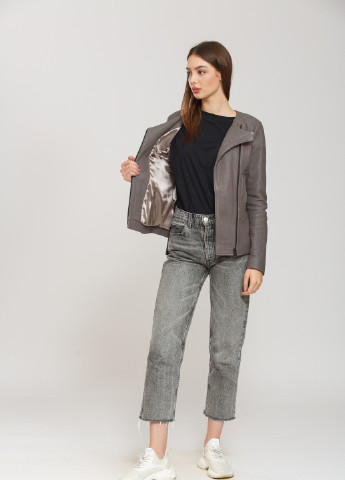 Сіра демісезонна куртка сірий Sacha Pacha