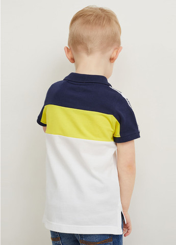 Цветная детская футболка-футболка (2 шт.) для мальчика C&A с надписью