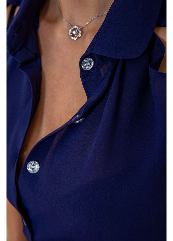 Темно-синяя летняя блуза 167r042-3 Ager