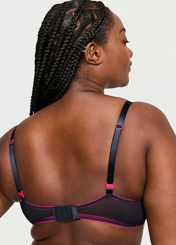 Темно-синий демисезонный комплект (бюстгальтер, трусики) Victoria's Secret