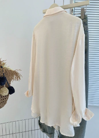 Кремовая блуза SHEIN