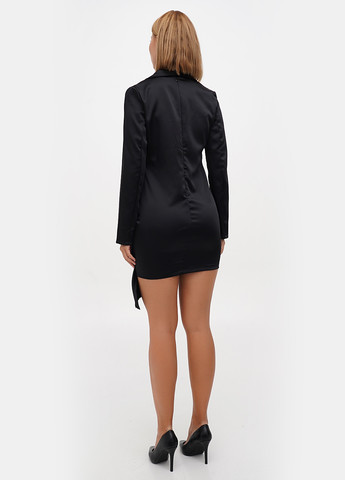 Чорна кежуал сукня Boohoo однотонна