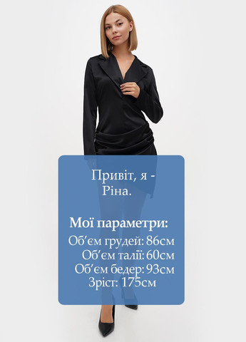 Чорна кежуал сукня Boohoo однотонна